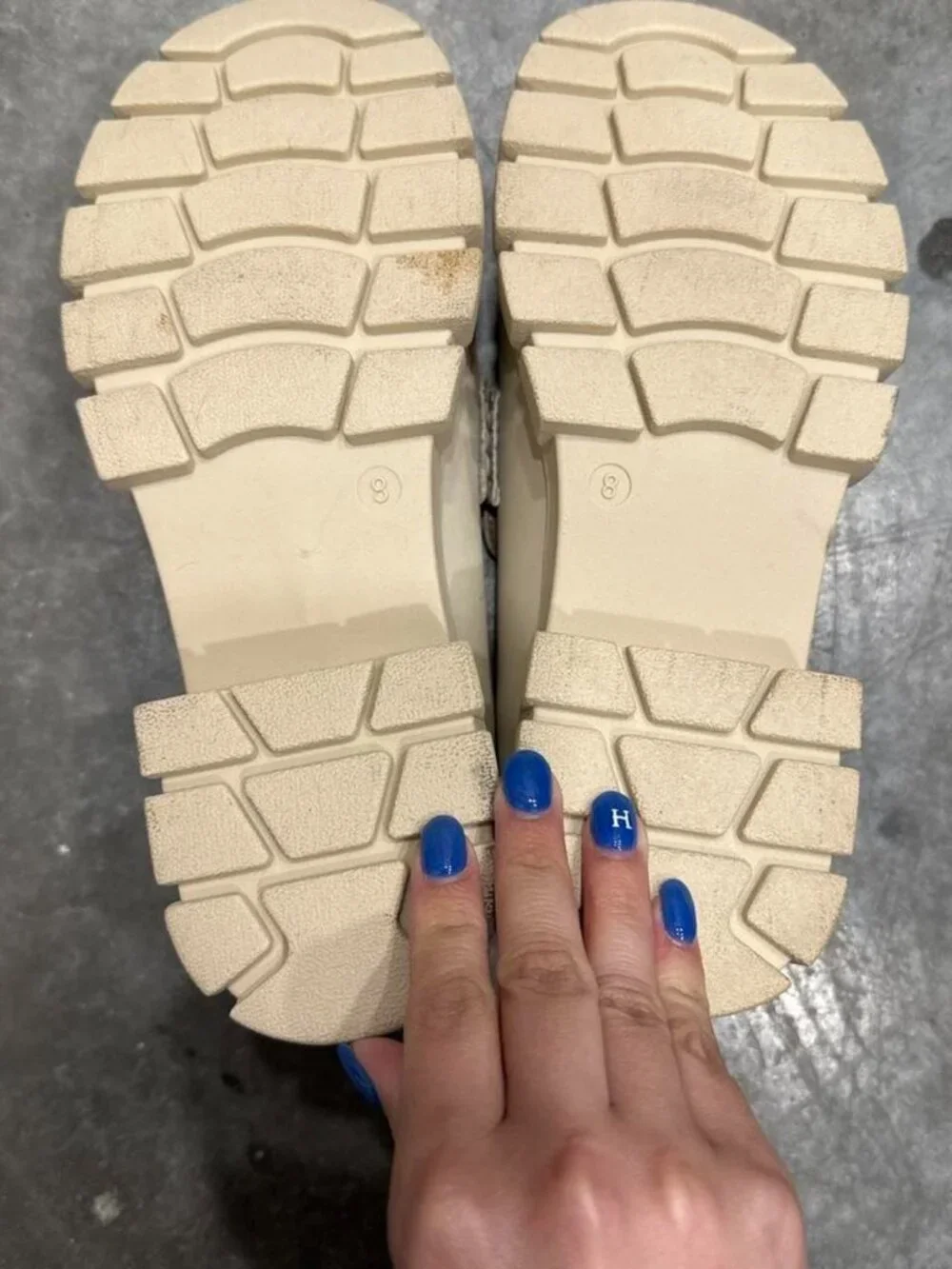 Women's Cream and Tan Loafers